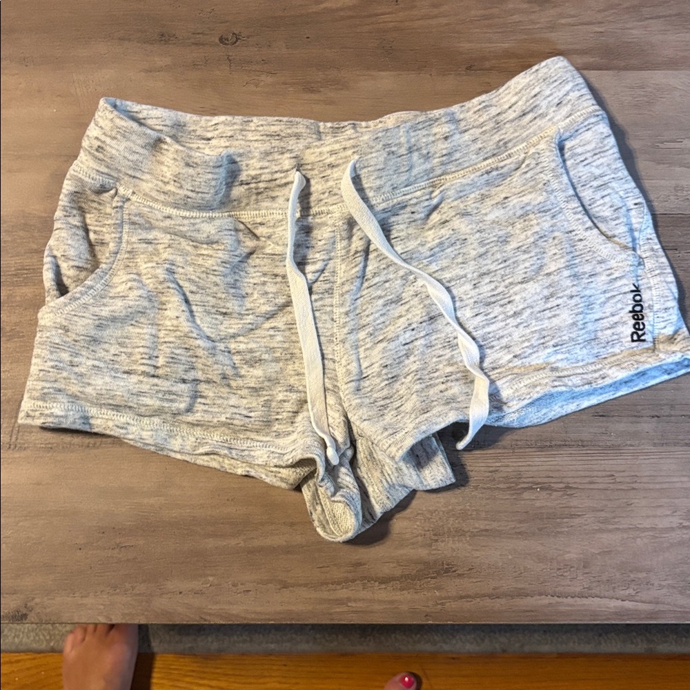 Reebok Light Gray Casual Shorts
